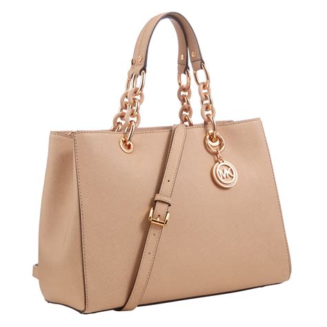 are Michael Kors bags leather